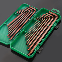 Factory Direct S2 Red Hexagon Wrench Set Ensemble complet Tournevis prune étendu et clé OEM Personnalisable Grade DIY