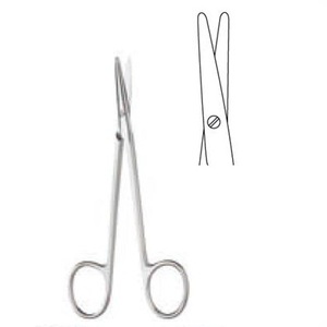 Ciseaux de dissection manuels en acier inoxydable TC Micro Kilner Ragnell pour chirurgie plastique, 13 cm - Product Image 2