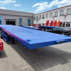 Semi-remorque benne basculante robuste pour conteneurs de 40 et 20 pieds, pour camion tracteur - Product Image 2