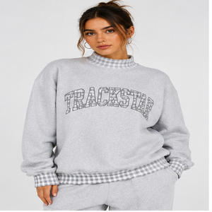 Loose Oversized Custom Printed Front <b>Hoodie</b> Women Fleece Sweatshirt Casual Washed Pullover <b>Comfy</b> Soft Daily Wear Winter - Product Image 4