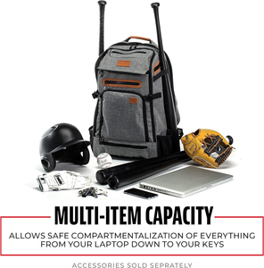 Compact <b>Baseball</b> <b>Bat</b> Bag For <b>Baseball</b> Games Easy Carry, Padded Straps, Gear Divider & <b>Baseball</b> Glove Holder with Oem - Product Image 6