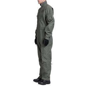 Combinaison de sécurité ignifuge pour hommes |   Uniforme de travail à manches longues orange |   Niveau personnalisable en polyester et coton - Product Image 3