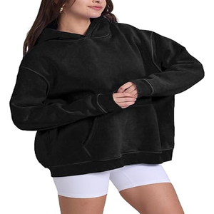 Sudadera con Capucha Personalizada Little Paws para Mujer, Sudadera de Forro Polar con Logotipo Frontal, Impermeable, 320g, Poliéster/Algodón, Invierno Premium - Product Image 4