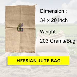 Sacs en jute de 34x20 pouces, 203 grammes, pleine brillance, capacité de 40 kg, pour l'emballage agricole - Fournisseur Goodman Global Bangladesh - Product Image 2