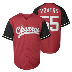 Maillot de baseball personnalisé, entièrement boutonné, 100 % polyester, maille, découpe automatisée, manches raglan, uniformes d'équipe, entraînement sportif - Product Image 4