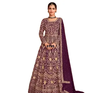 正式巴基斯坦服装最新印度Shalwar Kamiz最新shalwar kameez系列传统服装婚礼派对礼服2022印度