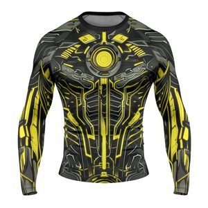 เสื้อแรชการ์ดแบบยูนิเซ็กซ์ OEM สั่งทำพิเศษ UPF 50 สำหรับออกกำลังกาย ป้องกันรังสียูวี ผ้าโพลีเอสเตอร์รัดรูป ป้องกันการระคายเคือง ขายส่ง OEM - Product Image 6