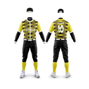 Nuevo Conjunto de Uniforme de Béisbol y Sóftbol Personalizado, Diseños Sublimados, Transpirable, de Secado Rápido, 100% Ropa Deportiva - Product Image 5