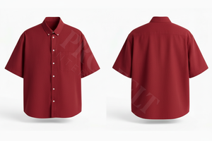 Camisa de Vestir 2026, Nueva, de Manga Corta, con Botones, Informal, de Oficina, Verano, Mezcla de Algodón, Transpirable, con Bolsillo - Product Image 6