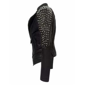 Vestes en cuir pour femmes, blanches, personnalisées, coupe courte, haut de gamme, dernières tendances, best-sellers - Product Image 3