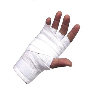 Vendas de Boxeo Antideslizantes con Compresión, Soporte Elástico para Muñeca y Mano, Cierre con Cordones, Vendaje de Poliéster y Algodón para Gimnasio y Entrenamiento - Product Image 5