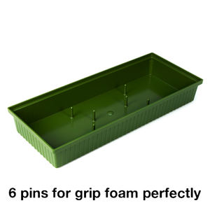 Plateau floral de Noël de haute qualité pour arrangement, base de fleurs en plastique durable, légère et robuste pour la décoration - Product Image 3