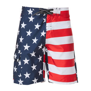 Shorts de bain décontractés pour hommes en polyester de qualité supérieure avec taille élastique, respirants et à séchage rapide - Product Image 1