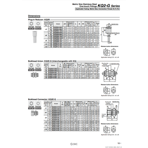 SMC Pneumatics One-Touch Fittings Piezas neumáticas de - Product Image 4