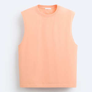 T-shirt sans manches pour homme, tendance été, fabrication sur mesure OEM, confortable et respirant, vêtements décontractés pour homme - Product Image 4