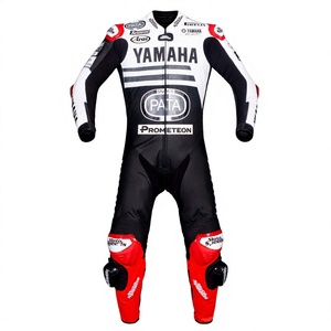 ชุดแข่งรถจักรยานยนต์ Jonathan Rea WSBK รุ่น Ramaha ทำจากหนังวัว/หนังจิงโจ้ สำหรับขับขี่บนสนาม/ขี่มอเตอร์ไซค์  ชุดจั๊มสูทหนังสำหรับนักขี่/ชุดนักบิด ระดับ 2 CE Pro - Product Image 1