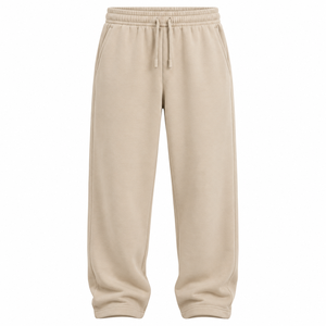 100% Polyester Winter <b>Linen</b> Fleece Eco-Friendly Breathable Sports <b>Men's</b> Casual Lightweight Baggy Jogger Sweatpants - Product Image 1