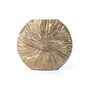 Luxury Silver Hammered Aluminum Decorative Flower <b>Vase</b> <b>Set</b> Modern Metallic Textured Cylinder <b>Vases</b> with Matte Finish. - Product Image 6