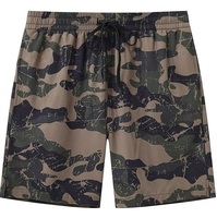 Short de bain noir Gym Fit avec cordon de serrage, vêtement de plage écologique, maillot de bain respirant, short de bain personnalisé pour homme