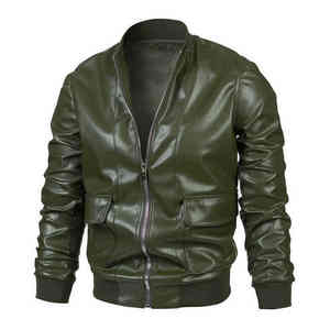 Chaquetas de Cuero para Hombre, Tallas Grandes, Ligeras, Personalizadas, Transpirables, de Piel de Vaca, Alta Calidad, Precio al por Mayor 2026 - Product Image 1