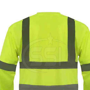 Sudadera de Seguridad Reflectante Premium ANSI Clase 2, Ropa de Trabajo Impermeable de Alta Visibilidad para Contratistas y Equipos Laborales - Product Image 3