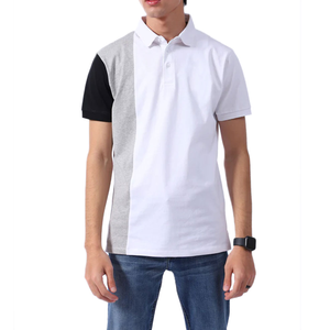 เสื้อเชิ้ตแขนยาวสีขาวสำหรับผู้ชาย ผ้าถักโพลีเอสเตอร์/คอตตอน น้ำหนัก 200 กรัม สไตล์ลำลอง ระบายอากาศได้ดี ทรงปกติ สีพื้น - Product Image 3