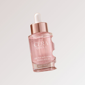 Sérum anti-âge pour le visage Ceraqueens, K-Beauty coréen, Sera Queens EGF Tox, sérum tonifiant anti-âge, fabriqué en Corée - Product Image 1