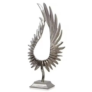 Escultura Metálica Decorativa, Figura de Arte Moderno, Adorno Decorativo para el Hogar, Sala de Estar, Oficina, Mesa - Product Image 5