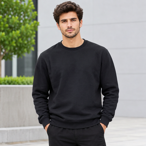 Sweat-shirt à coupe classique pour homme, impression graphique personnalisée en relief, pour les entreprises de fabrication de vêtements - Product Image 5