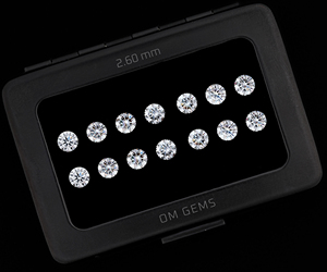 Diamante cultivado en laboratorio de corte brillante redondo de 1.0 CT, 2.4 a 2.6 MM, diamante cultivado en laboratorio CVD-HPHT, diamante de corte único para la fabricación de joyas. - Product Image 6