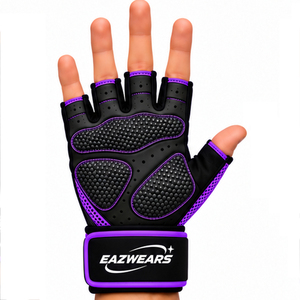 Gants de musculation personnalisés pour la gym, gants de préhension pour exercices, vente en gros, fabricant OEM ODM, fournisseur, équipement de soutien pour les mains pour l'entraînement physique - Product Image 2