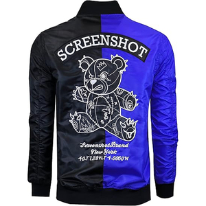 Fournisseur de vestes bomber urbaines en marque privée |   Vestes de style urbain OEM, veste d'hiver coupe-vent respirante pour l'extérieur, vente en gros - Product Image 4