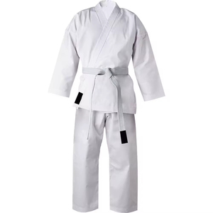 Uniformes de Karate Personalizados para Artes Marciales, 100% Algodón, Logotipo Frontal, Cinturón Cómodo, Kimono de Jiu Jitsu para Entrenamiento y Combate - Product Image 1