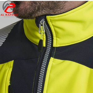 Chaqueta Softshell de Alta Visibilidad 2026, Impermeable, de Poliéster, Ropa de Trabajo de Seguridad con Logotipo Personalizable - Product Image 4