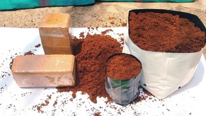 Bloque de Turba de Coco ECO2GO VIETNAM Premium de 5 kg, Bajo en EC, Lavado, para Hidroponía, Proveedor Vietnamita, Turba de Coco Orgánica de Alta Expansión 70L - Product Image 2