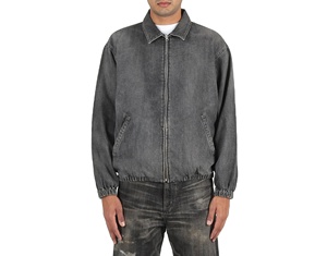 Chaqueta de hombre con parche bordado de lona de algodón de fabricante personalizado chaqueta de mecánico para hombre - Product Image 3