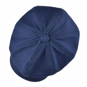 Gorra Newsboy Vintage de Pana al por Mayor, Gorra Baker Boy Retro de 8 Paneles, Gorra Cabbie Acanalada Personalizada OEM, Gorra Deportiva 100% Algodón - Product Image 4