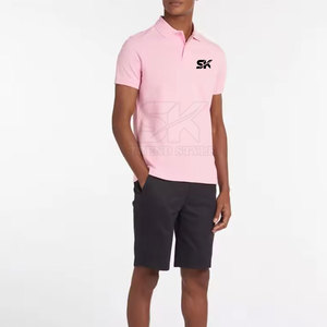 Camisetas Polo Básicas Lisas de Primera Calidad en Color Sólido para Hombre, Tallas Grandes, Venta al por Mayor, Camisetas Polo Básicas Lisas para Verano - Product Image 3