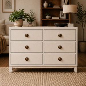 Poignée de tiroir ronde en laiton massif SHUBHAM, finition antique, pour armoire, placard, commode, meubles - Product Image 3