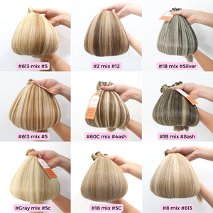 Gran Stock de extensiones de cabello virgen de alta calidad, fácil de aplicar, reutilización, cutícula alineada a granel, cabello humano vietnamita Remy, trama única - Product Image 6