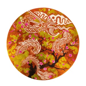 คอลเลคชั่นร้อนกล่องเคลือบแล็กเกอร์เขตร้อนดีไซน์เวียดนามทำมือหรูหราสำหรับเสิร์ฟเครื่องประดับขายส่ง - Product Image 2