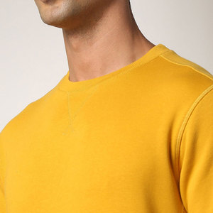 Sweat-shirts à prix avantageux, haute qualité, logo personnalisé, pour hommes, en coton mélangé, couleur unie, vente chaude - Product Image 2