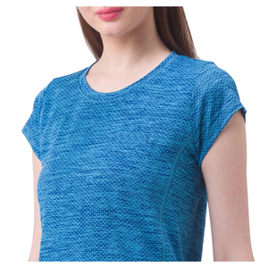 T-shirt femme à manches courtes couleur unie, style été tendance 2026, personnalisable avec logo - Product Image 5