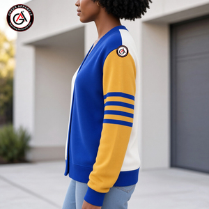 เสื้อคาร์ดิแกนอะคริลิคปักลาย Sigma Gamma Rho Sorority สำหรับผู้หญิง |   เสื้อสเวตเตอร์สไตล์วินเทจเรียบง่าย ปรับแต่งได้ ป้องกันรอยยับ - Product Image 3