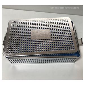 Surgical Stainless Steel Sterilization Basket Autoclave Sterilization Tray Surgical Instruments <b>Box</b> - Product Image 5