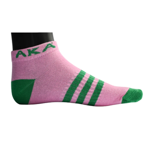 Pink Green <b>Black</b> White AKA Ankle <b>Socks</b> Women's Cotton Blend Low Cut Athletic Breathable Casual Everyday Comfort <b>Socks</b> - Product Image 1
