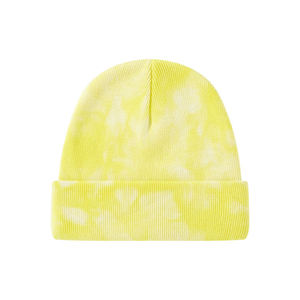 Wholesale <b>Tie</b> Dye Double Layers Ribbed Winter Knit Slouchy Stripe Camouflage Cotton Beanie for Adults 2026 Beach - Product Image 2