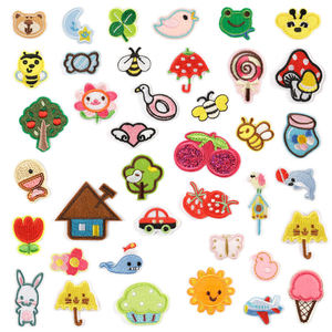 Factory Direct Wholesale Custom Embroidery Patches Iron On Shark Animal Badge 3D Embroidered Fabric Patch for Caps Bags <b>Jackets</b> - Product Image 2