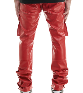 Pantalon en cuir pour homme léger, respirant, décontracté, avec logo personnalisé, haute qualité, vente chaude - Product Image 2