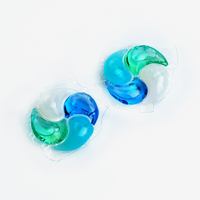 Dosettes de détergent à lessive naturelles écologiques jetables à faible mousse 4-en-1 couleur protéger pour peau sensible et machine à laver